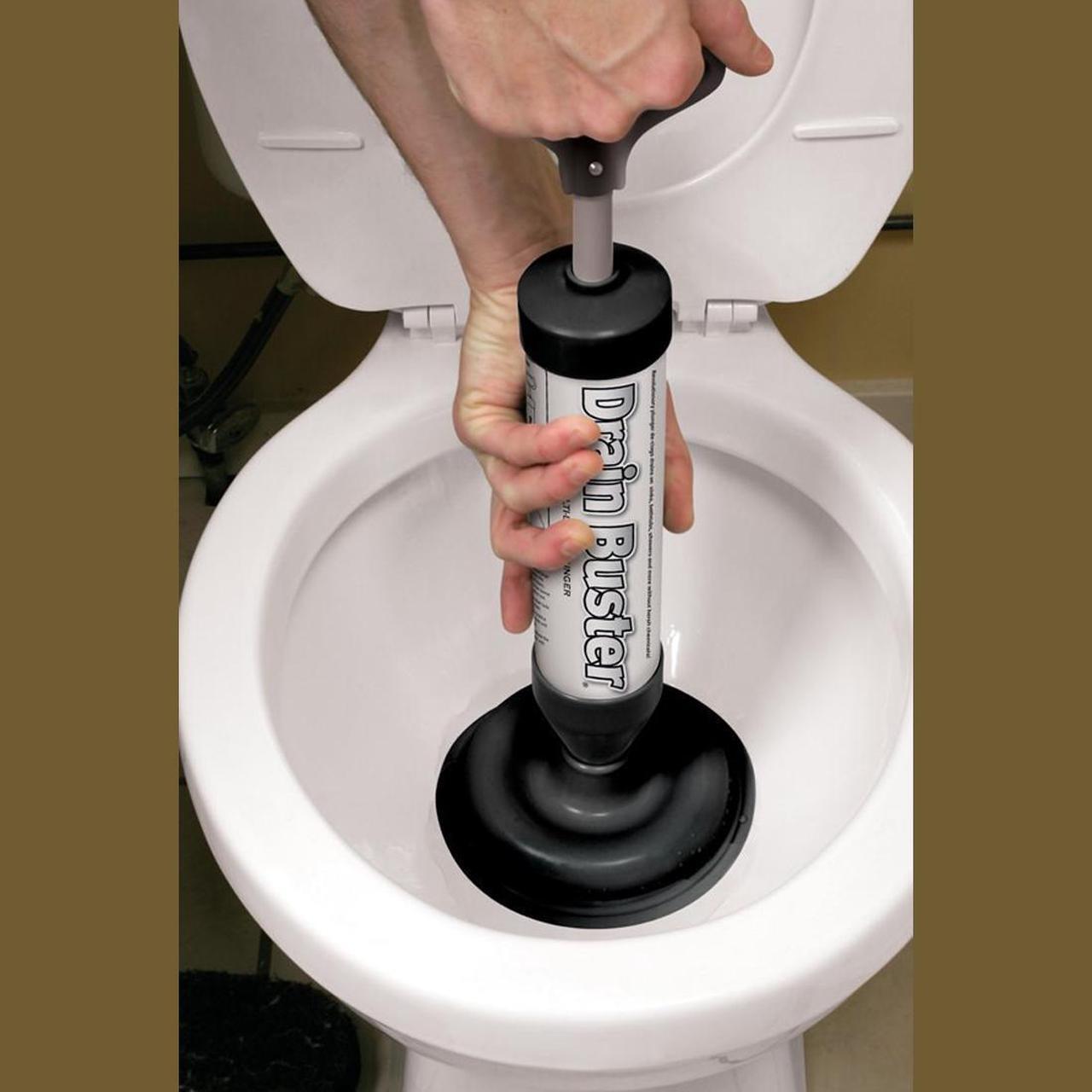 Alt view image 2 of 4 - Ideas In Motion Powerful Manual Multi Drain Plunger 2 Cups