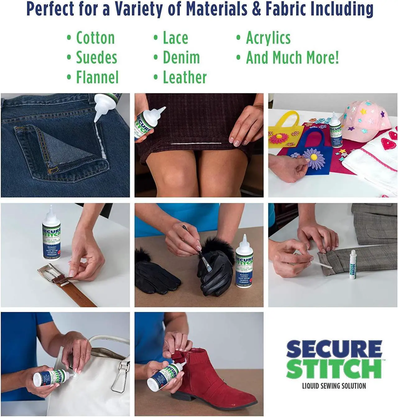 Alt view image 3 of 5 - SECURE STITCH -  Liquid Sewing Solution