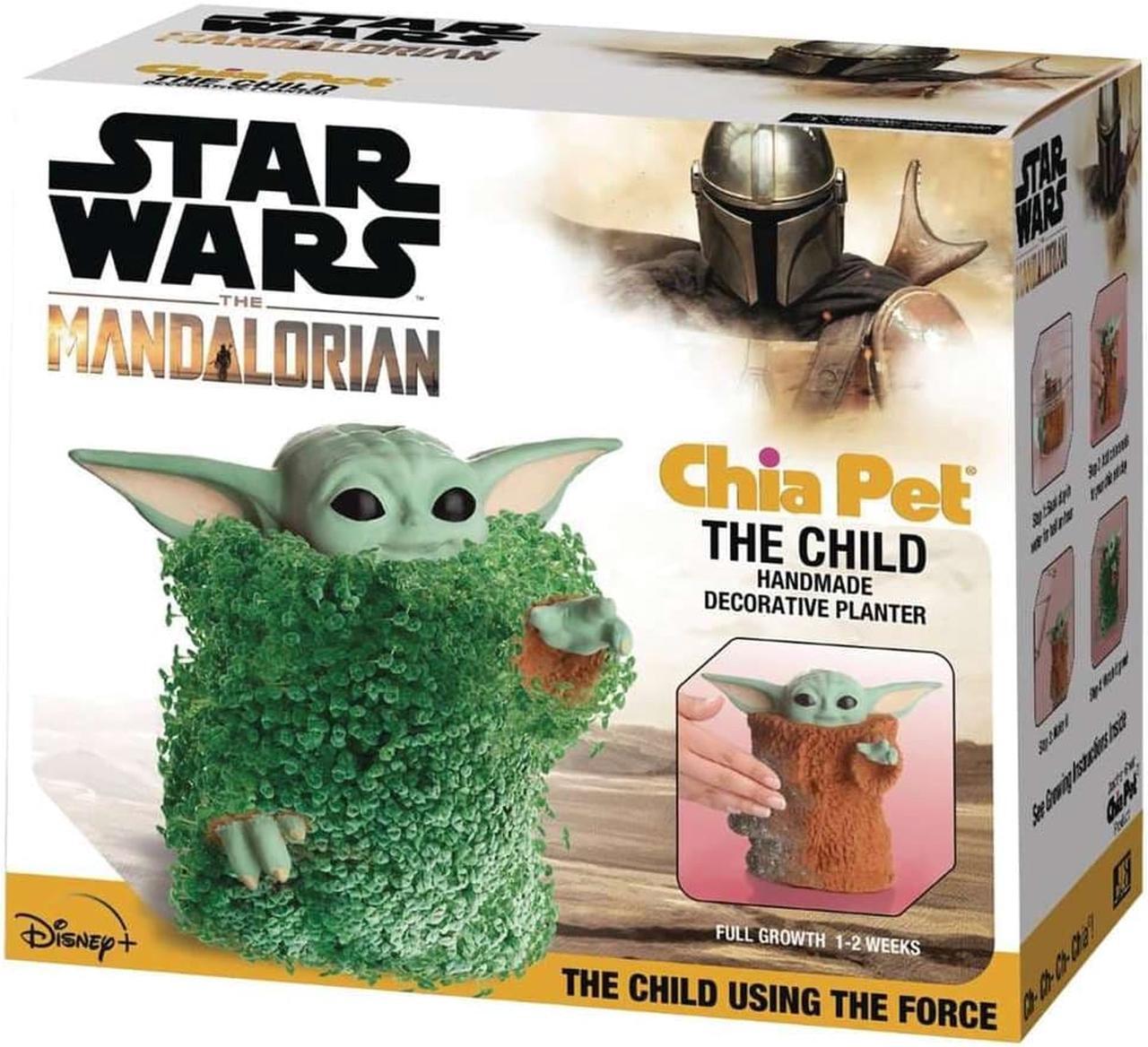 Alt view image 4 of 7 - Chia Pet Planter - Star Wars Yoda the Child using The Force