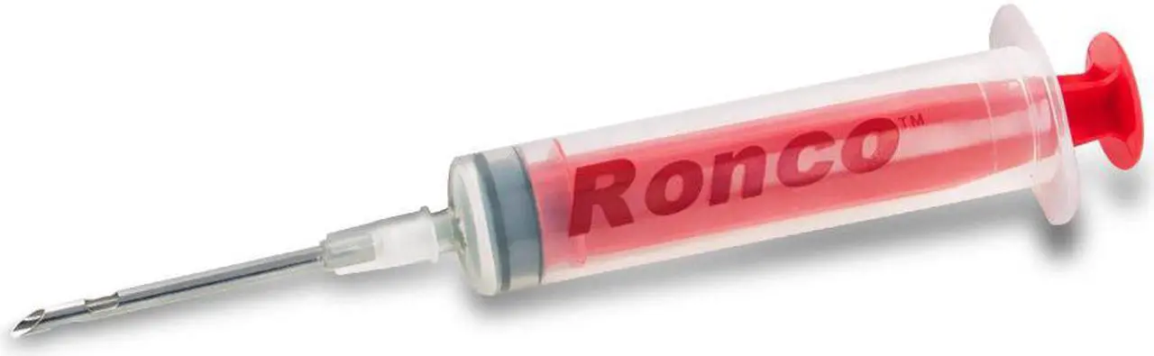Alt view image 2 of 5 - Ronco  Showtime Liquid Flavor Injector Inject your favorite marinades right into your roasts, chickens, and turkeys with the Ronco Liquid Injector. This liquid injector holds up to three and a half ou
