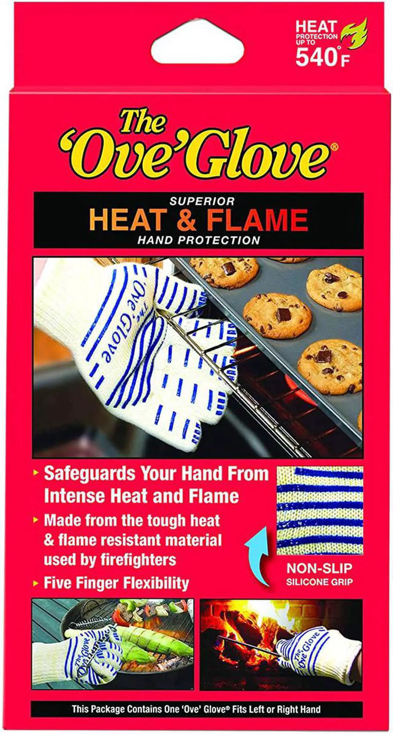 Alt view image 4 of 4 - Ove' Glove Hot Surface Handler - 2 Pack for Safe Cooking & Grilling