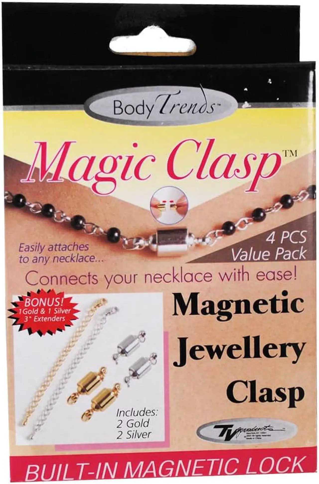 Alt view image 2 of 3 - Body Trends Magic Clasp Magnetic Jewelry Clasps