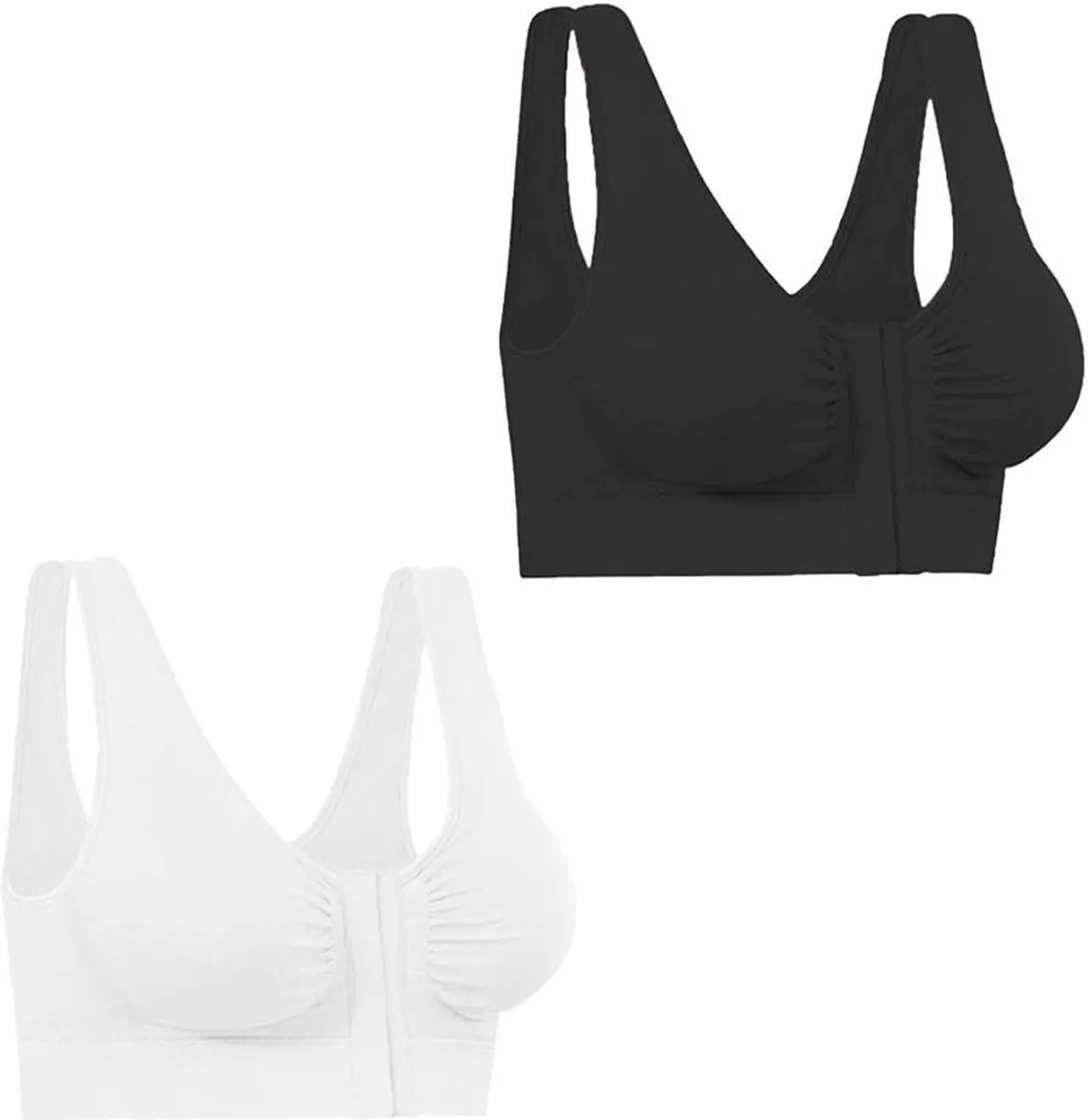 Main image of Miracle Bamboo Comfort Bra Deluxe - Set of 2  - Medium (35-37")
