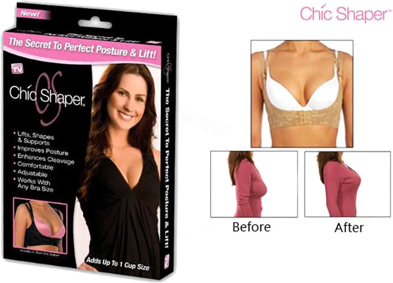 Alt view image 3 of 7 - Chic Shaper Perfect Posture - White- Extra Large (Bust Size 44-46)
