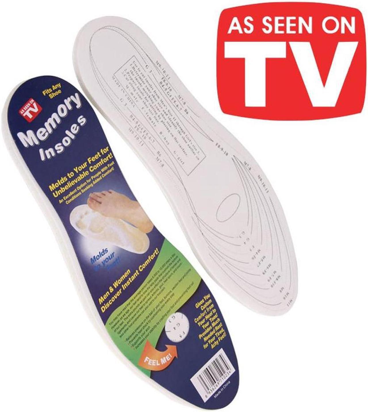 Alt view image 3 of 3 - Comfort Fit Memory Insoles - Compatible with All Types of Shoes
