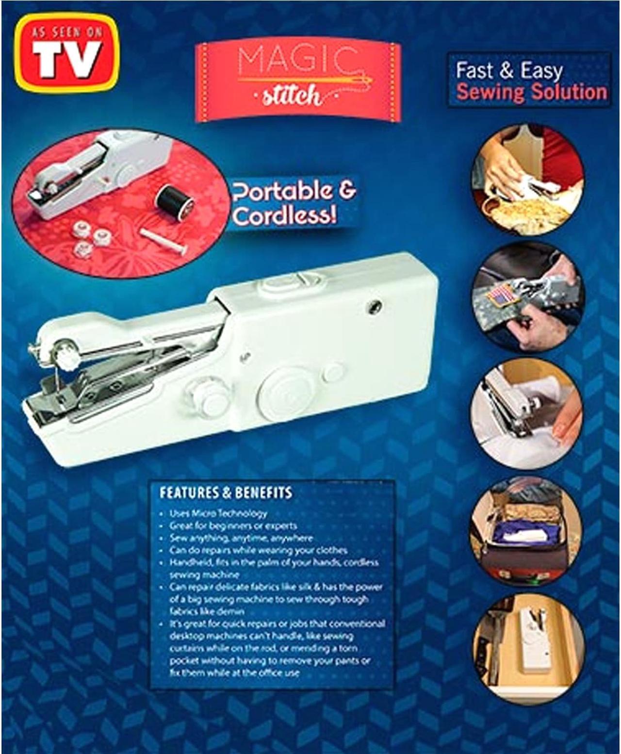 Alt view image 3 of 4 - Magic Stitch - Handheld Portable Sewing Machine for Quick Fixes
