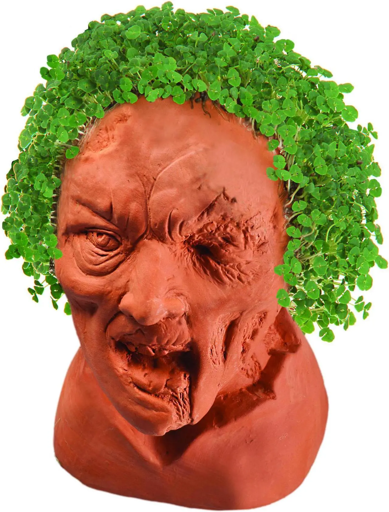 Alt view image 3 of 4 - Chia Pet Planter - Zombie - Creepy Holden