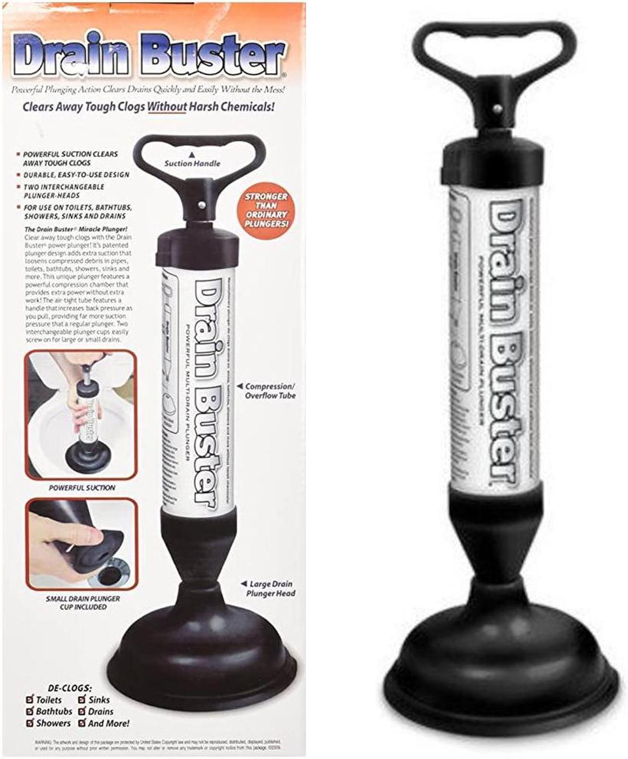 Alt view image 3 of 4 - Ideas In Motion Powerful Manual Multi Drain Plunger 2 Cups