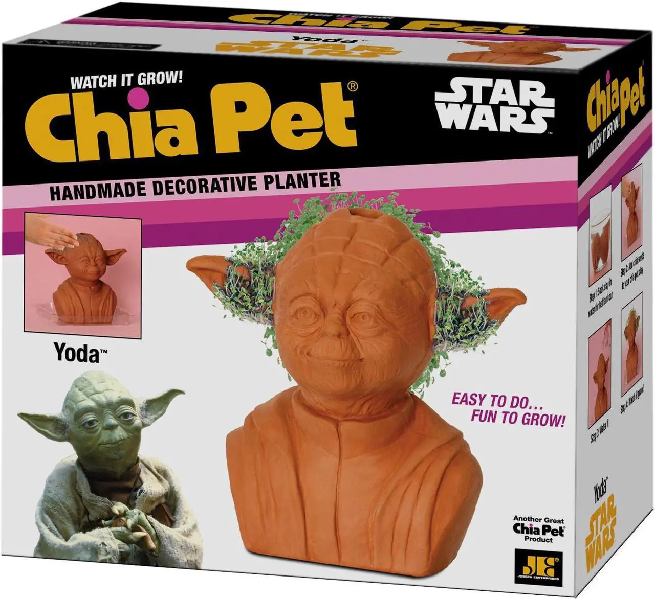 Alt view image 2 of 6 - Star Wars Yoda Chia Pet Decorative Planter
