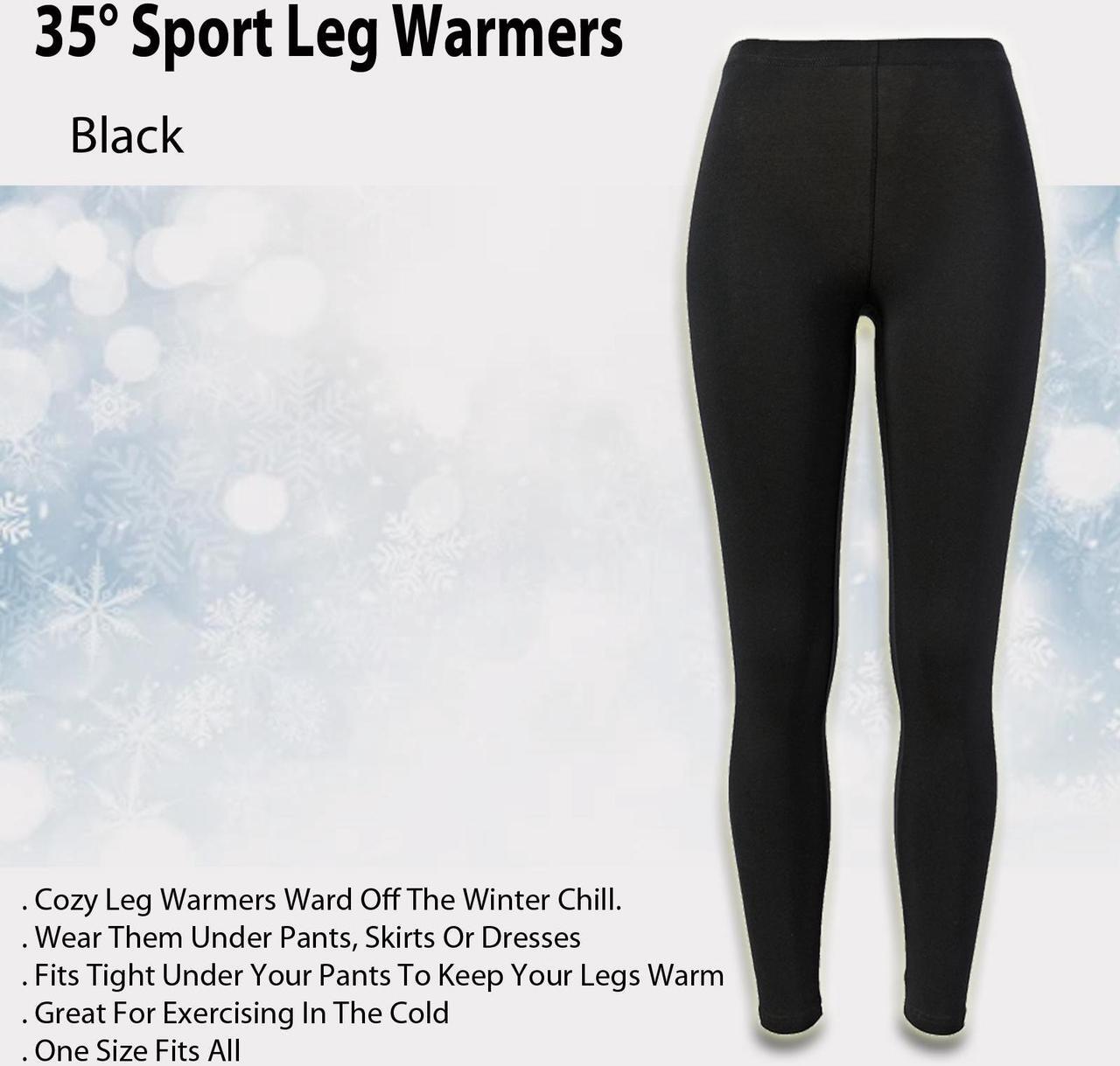 Alt view image 4 of 5 - 35° Sport Leg Warmers - Ideal for Cold Weather Workouts