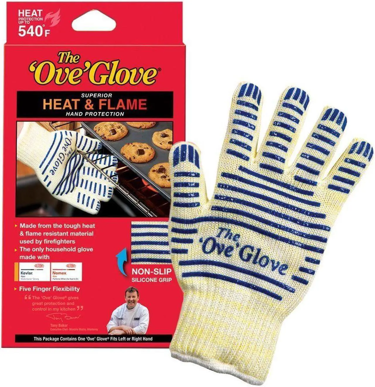 Alt view image 3 of 4 - Ove' Glove Hot Surface Handler - 2 Pack for Safe Cooking & Grilling