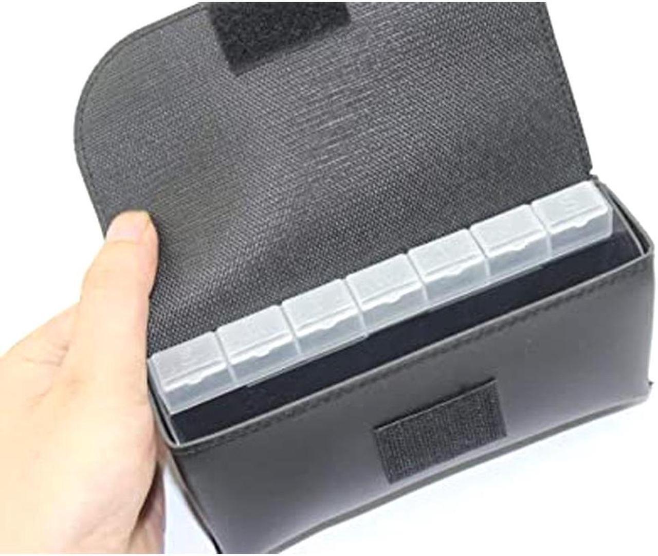 Alt view image 4 of 4 - Dual Eyeglass and Pill Box Travel Case