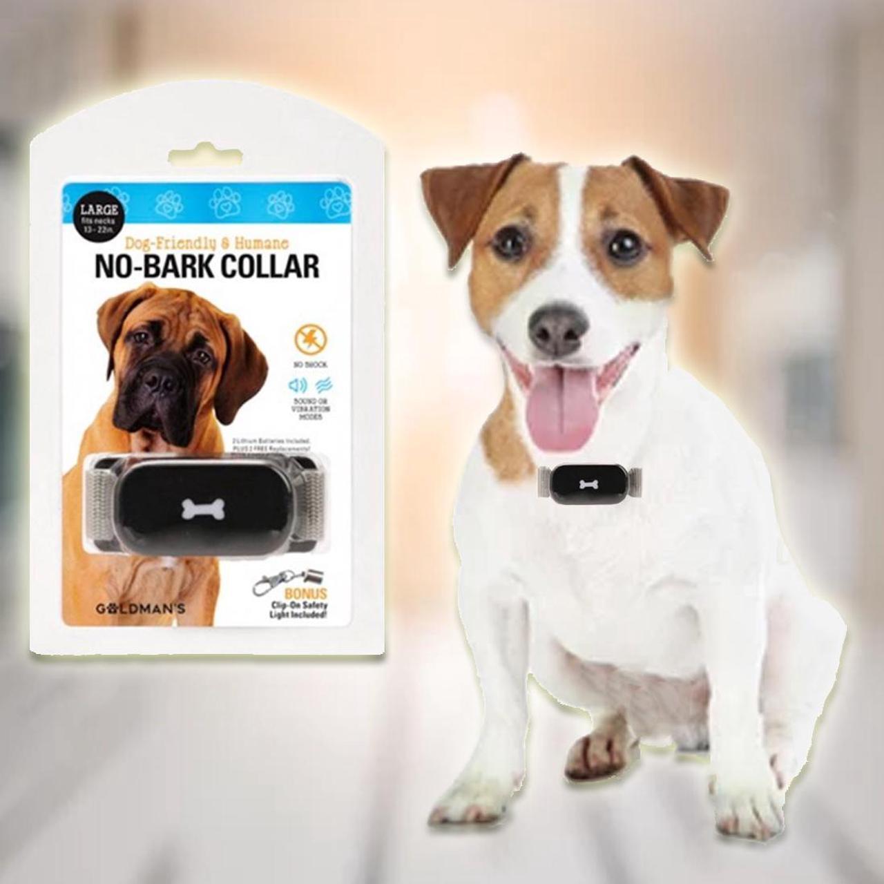 Alt view image 3 of 6 - Goldman's Large Dog-Friendly No-Bark Collar - Large (13-22 in.)