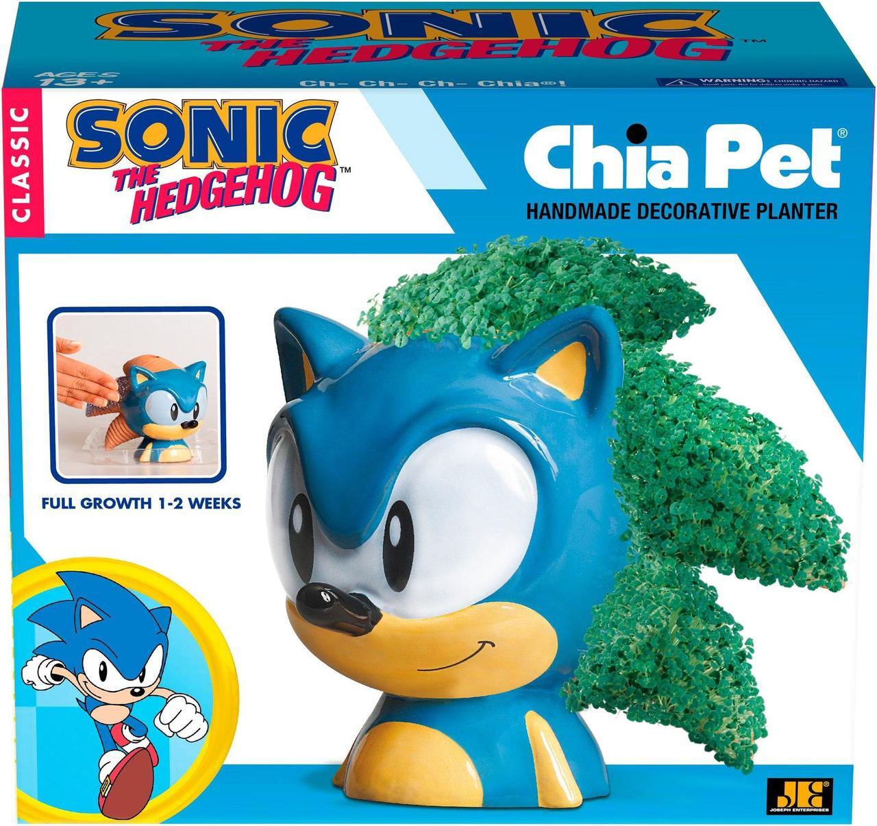 Alt view image 4 of 5 - Chia Pet Planter - Sonic the Hedgehog