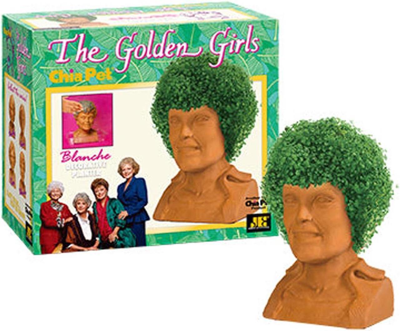 Alt view image 4 of 9 - Golden Girls Chia Pet Blanche Decorative Pottery Planter