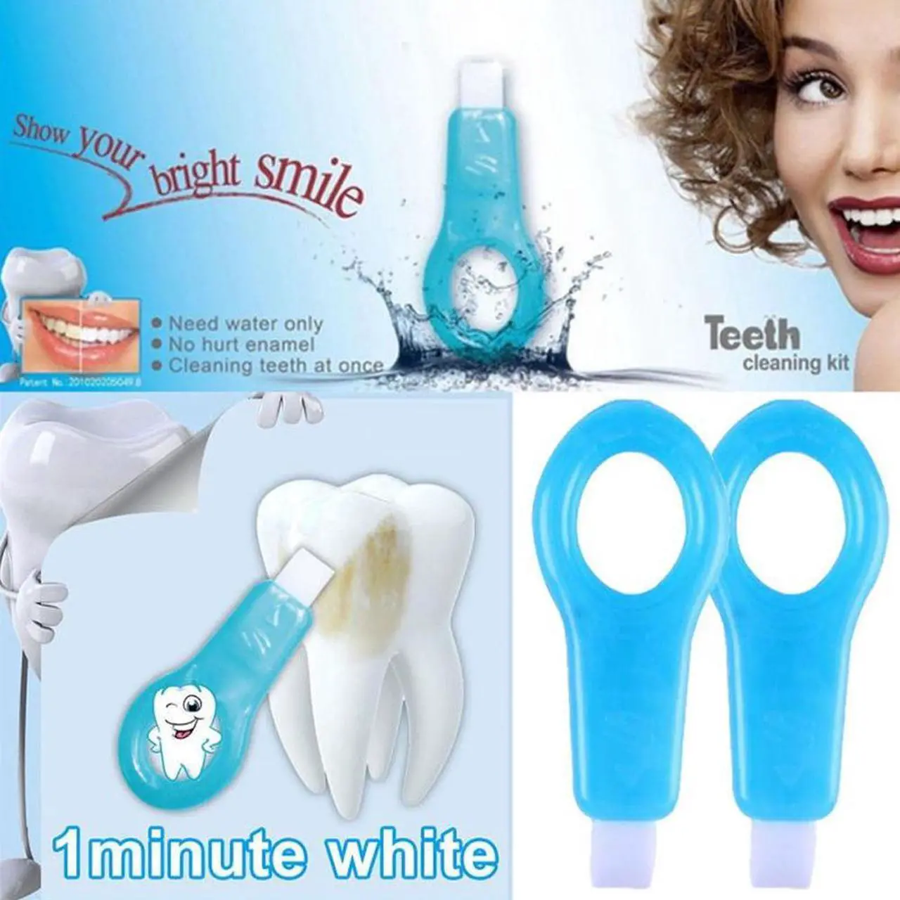 Alt view image 3 of 6 - One Minute White Teeth Cleaning Kit