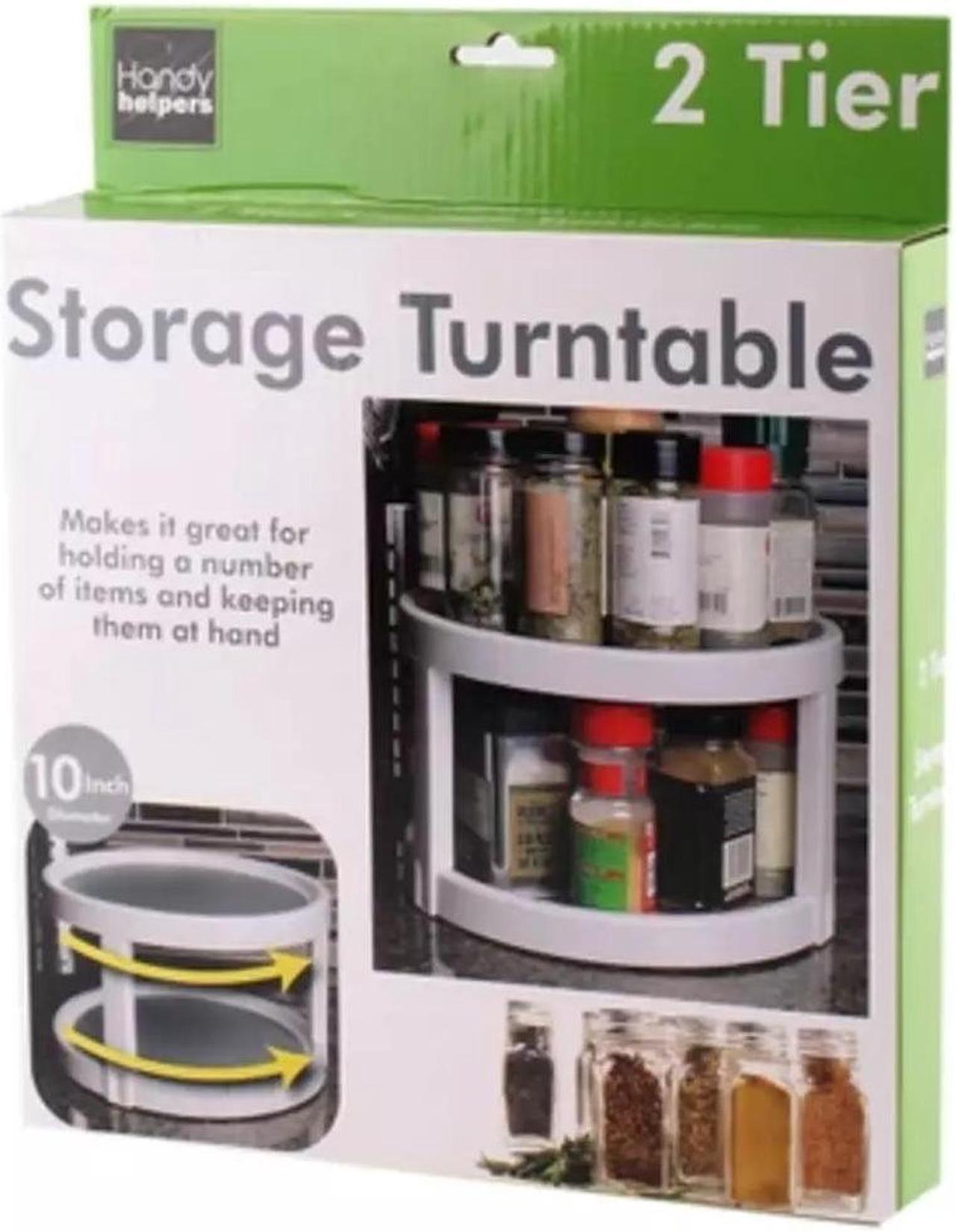 Main image of Two-Level Turntable Spice Storage Rack