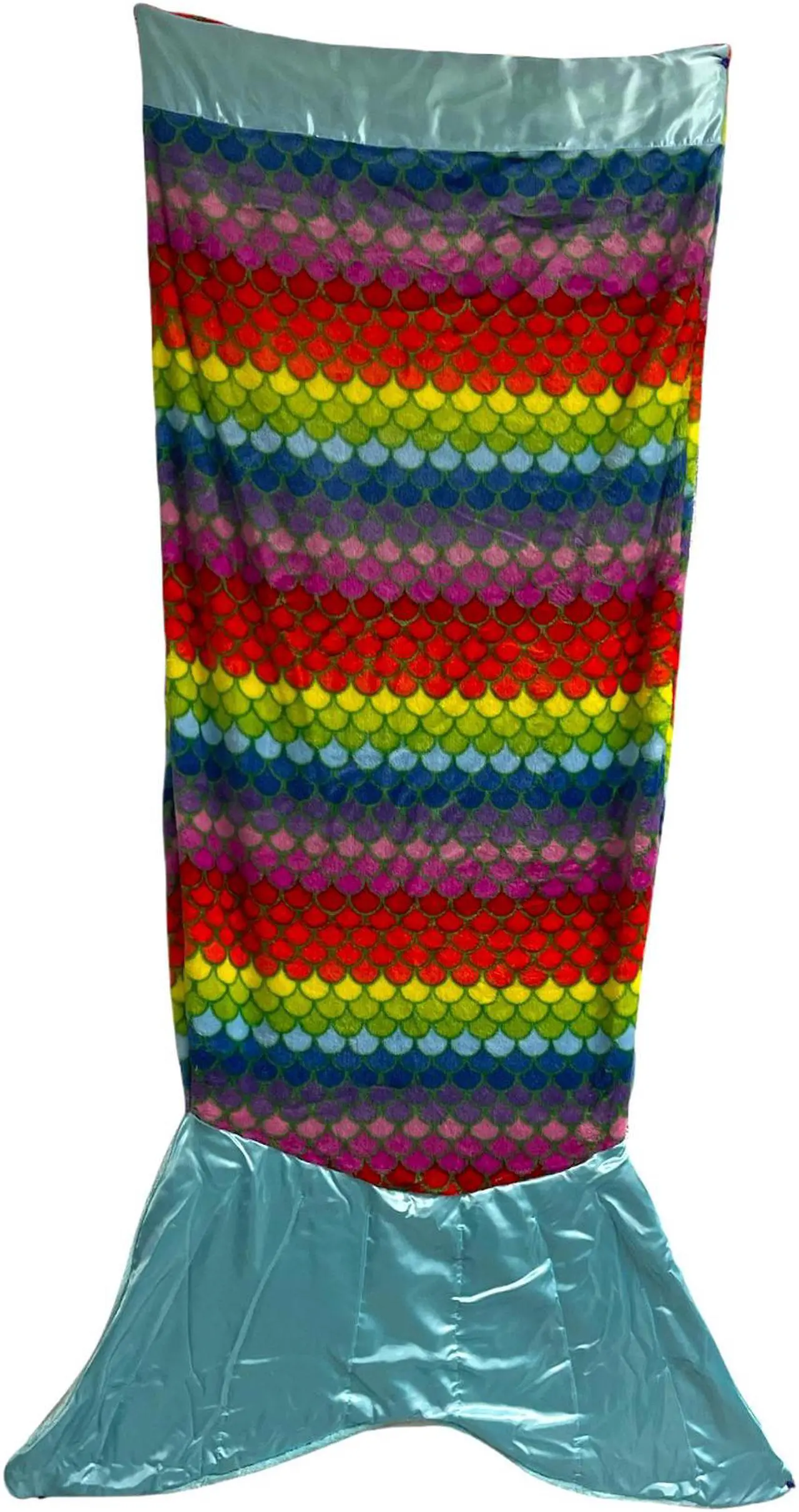 Main image of Snuggie Tails Blanket -  Rainbow Mermaid - Adult