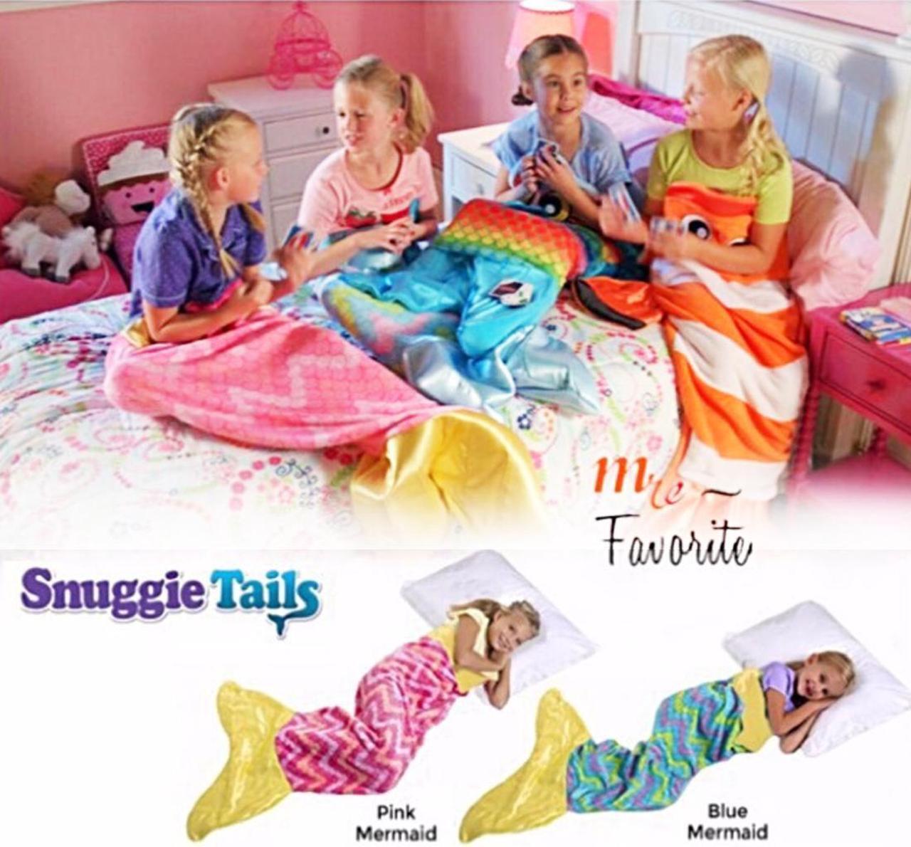 Alt view image 4 of 6 - Snuggie Tails Blanket - Whale - Deluxe