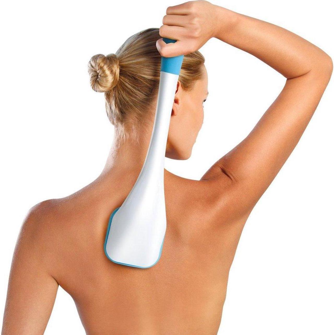 Alt view image 4 of 4 - Long-Reach Silicone Bath Brush