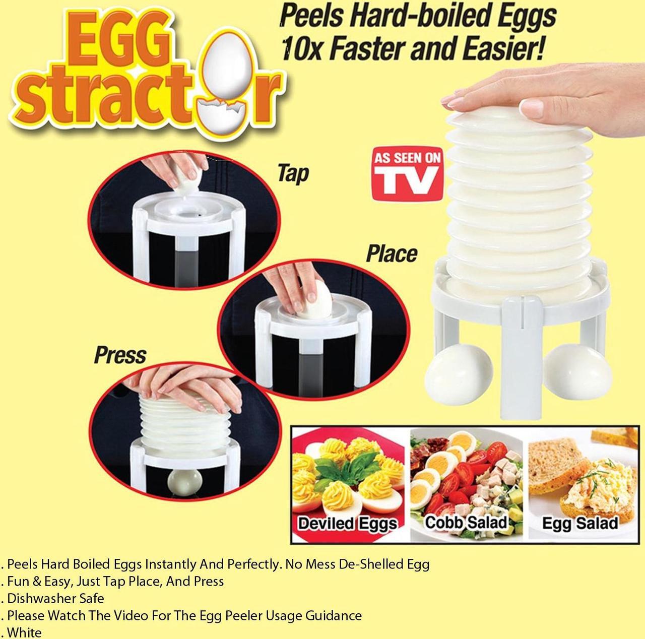 Alt view image 4 of 4 - Eggstractor Egg Peeler - The Quick Way to Peel Hard-Boiled Eggs