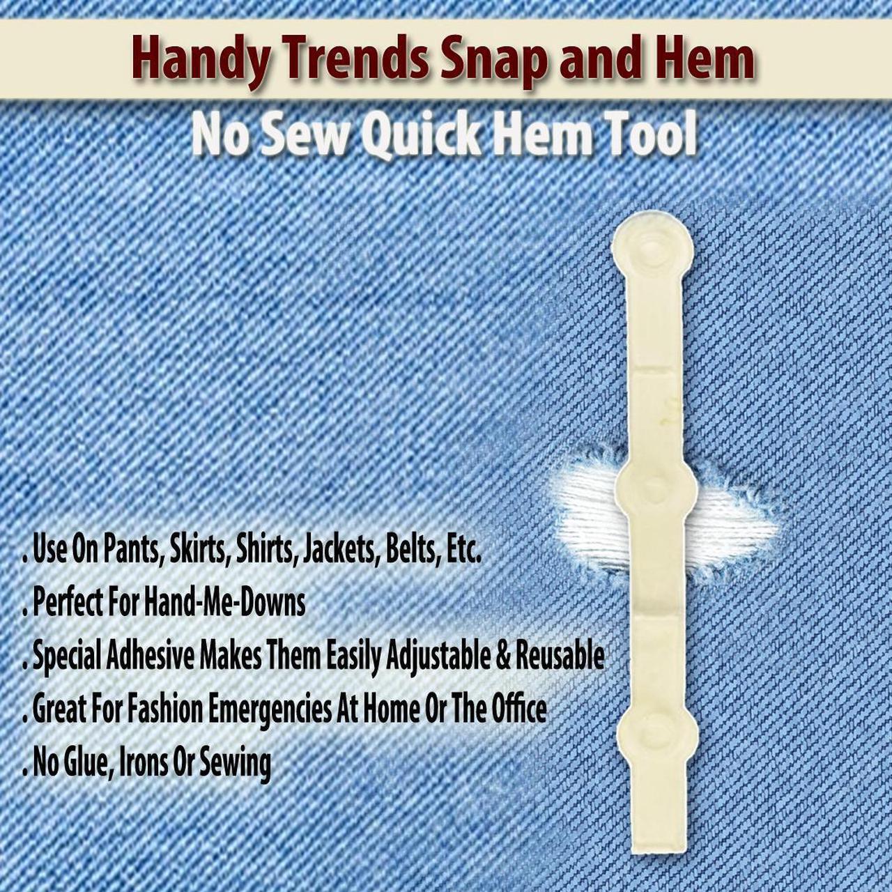 Alt view image 4 of 5 - Handy Trends Snap and Hem No Sew Quick Hem Tool