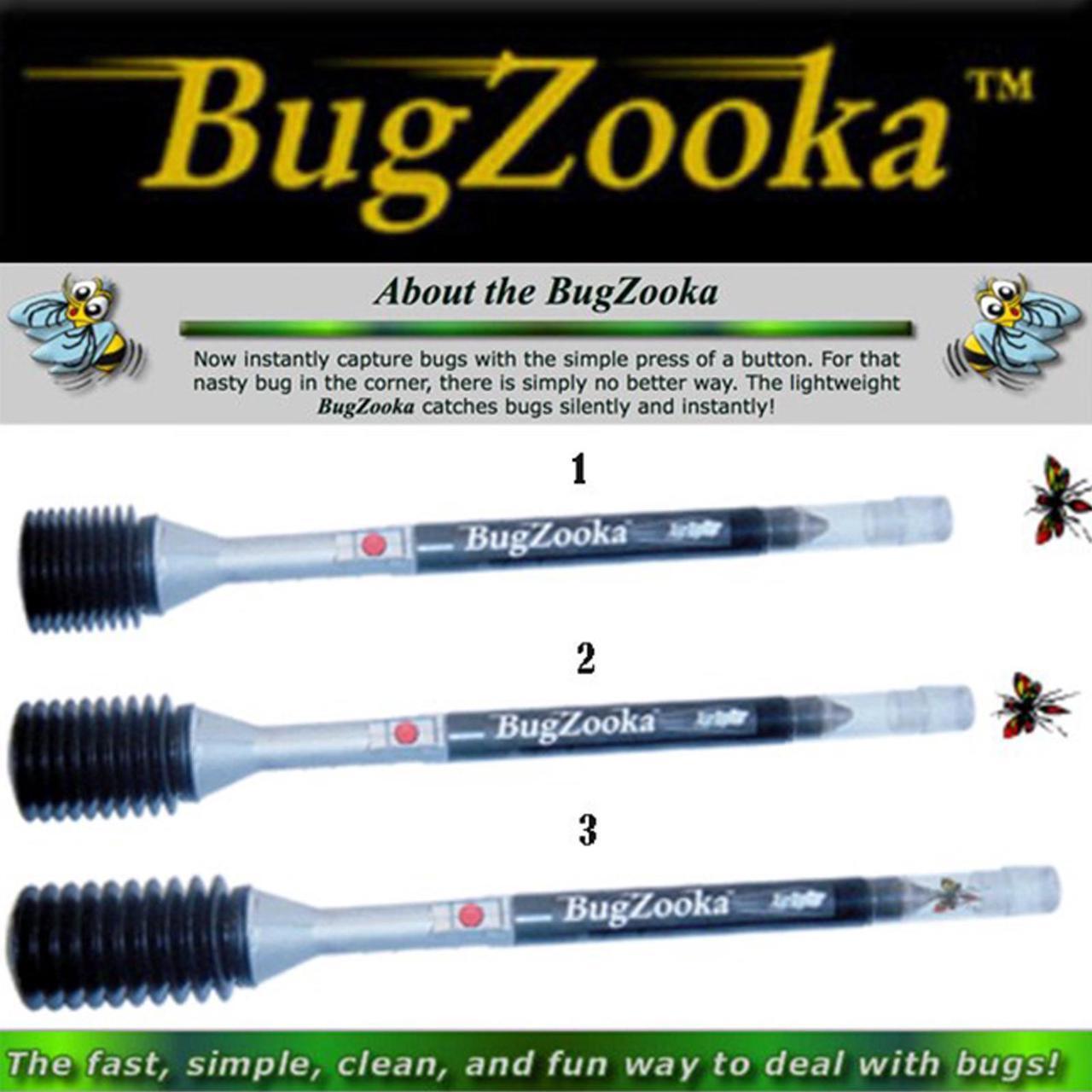 Alt view image 2 of 4 - BugZooka WB100: Efficient Bug Catching Vacuum (Two-Pack)