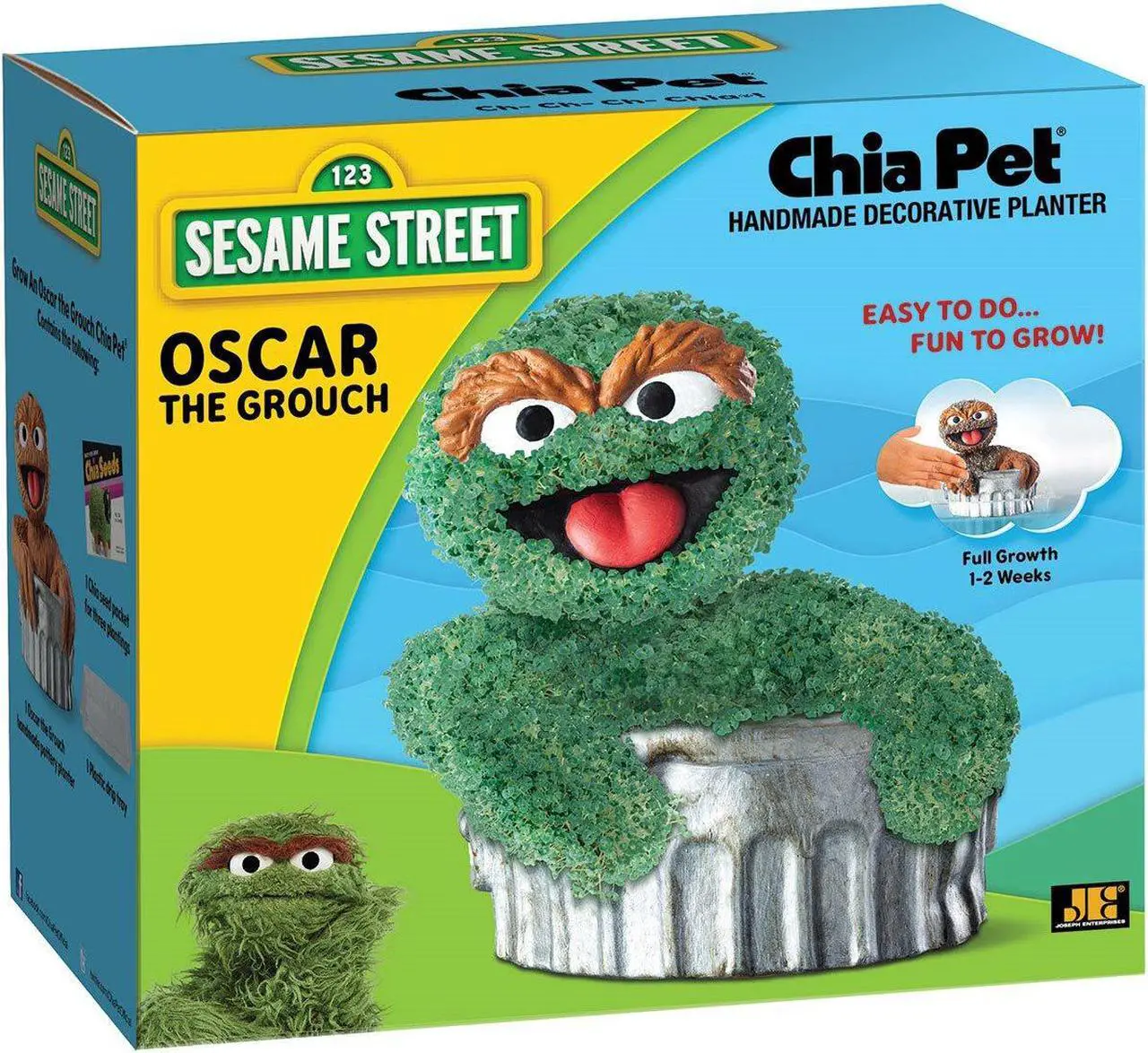 Alt view image 2 of 4 - Chia Pet Planter - Sesame Street - Oscar the Grouch