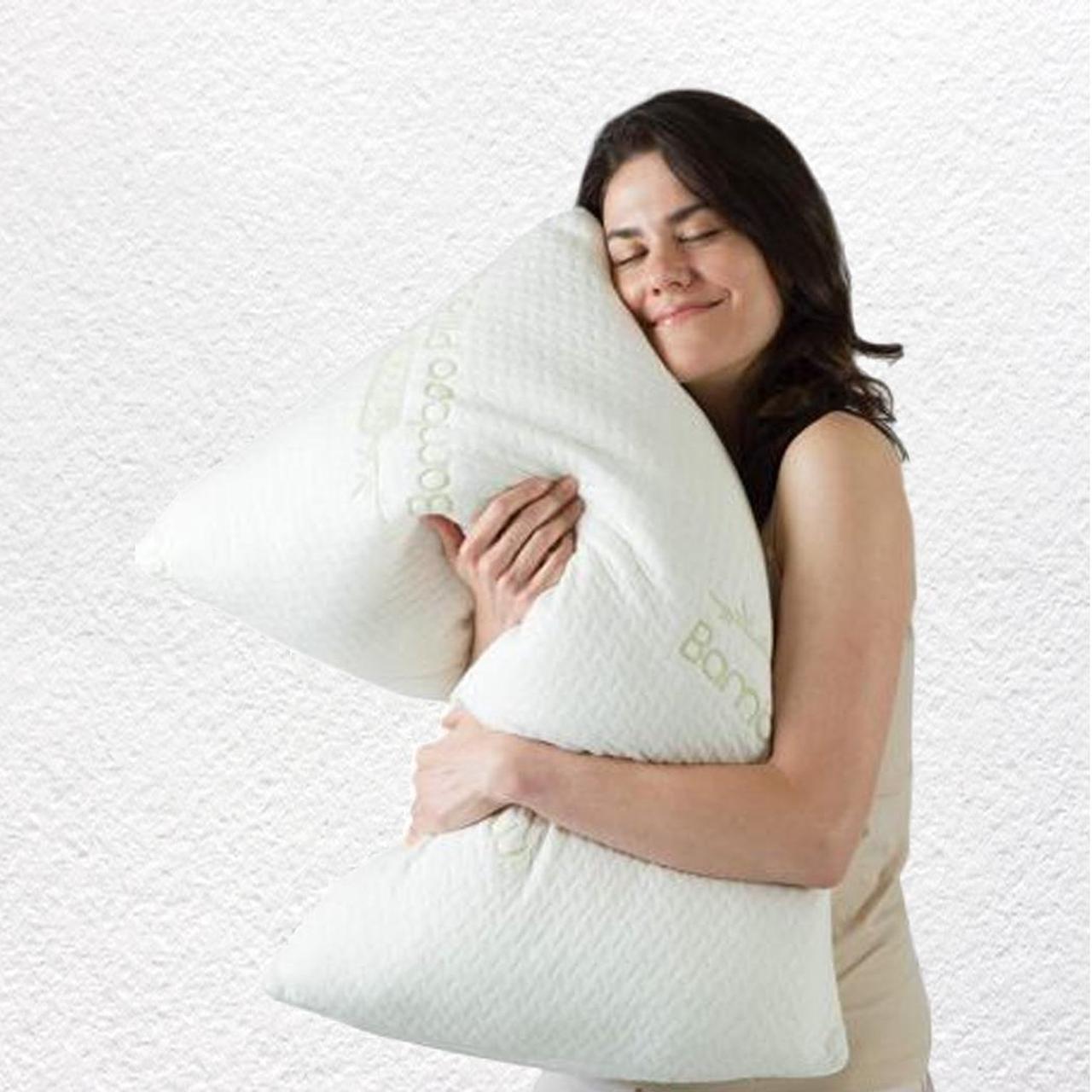 Alt view image 2 of 3 - The Best Bamboo Pillow (King-Firm) - 36 in. x 19 in.