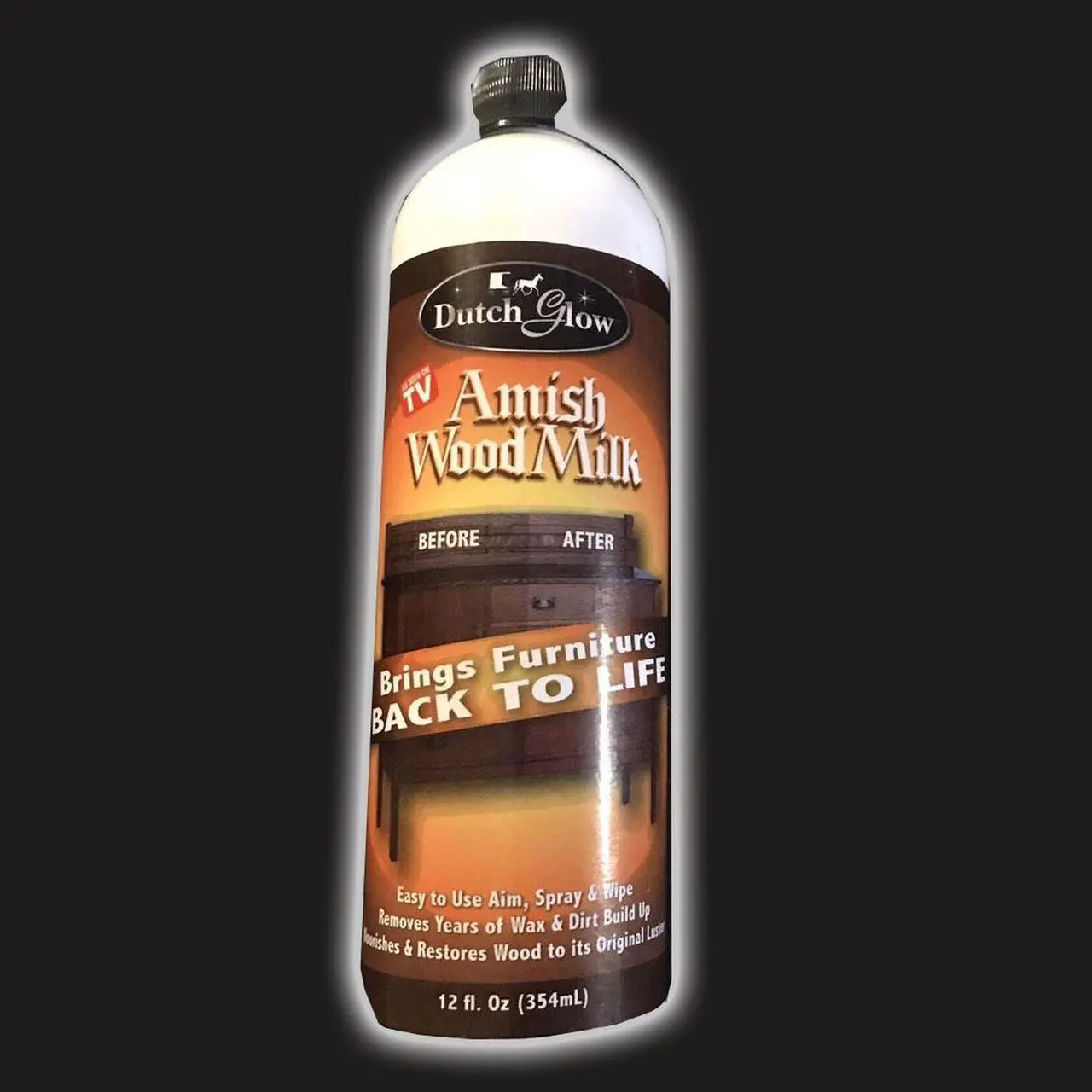 Alt view image 3 of 4 - Dutch Glow Amish Wood Furniture Polish 12Oz-