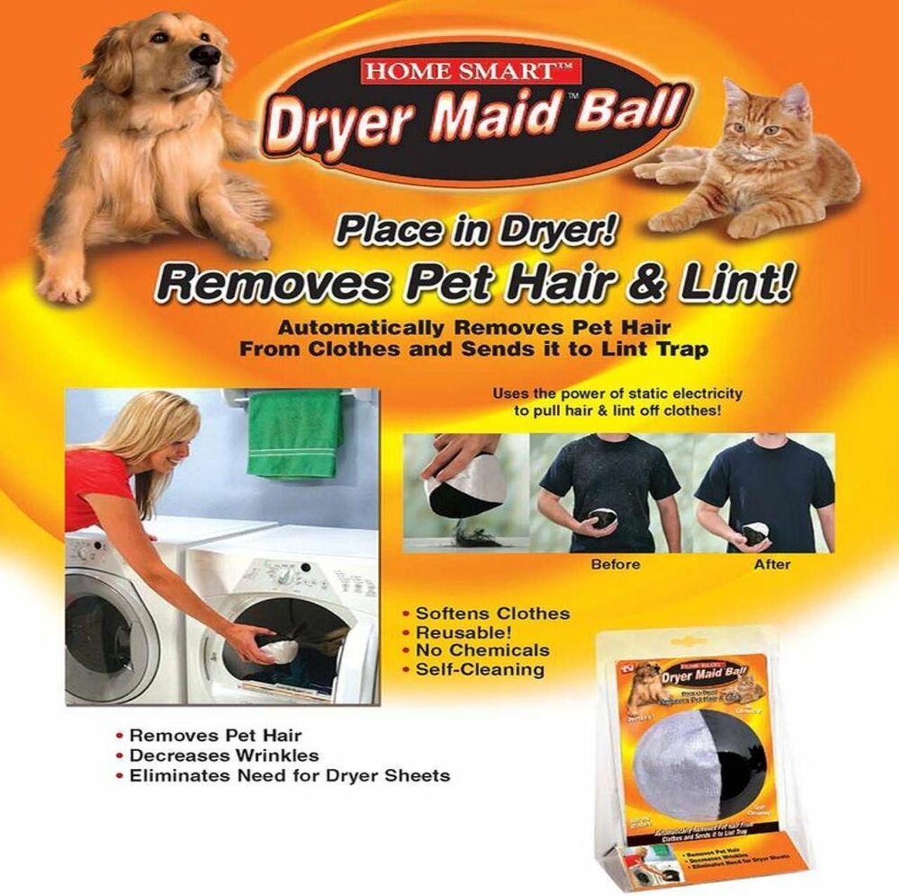 Alt view image 3 of 7 - Dryer Maid Ball - 2 Pack: Superior Drying and Softening Power