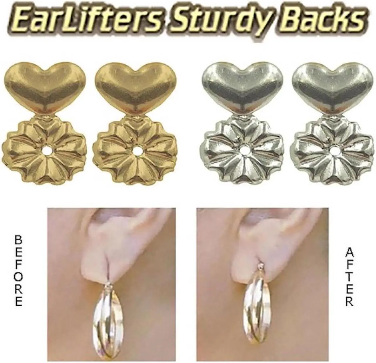 Alt view image 4 of 4 - Sturdy Backs - Ear Lobe Support Backs by TV Time Direct