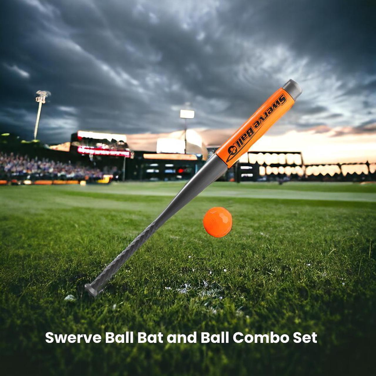 Alt view image 2 of 5 - Swerve Ball Bat and Ball Combo Set
