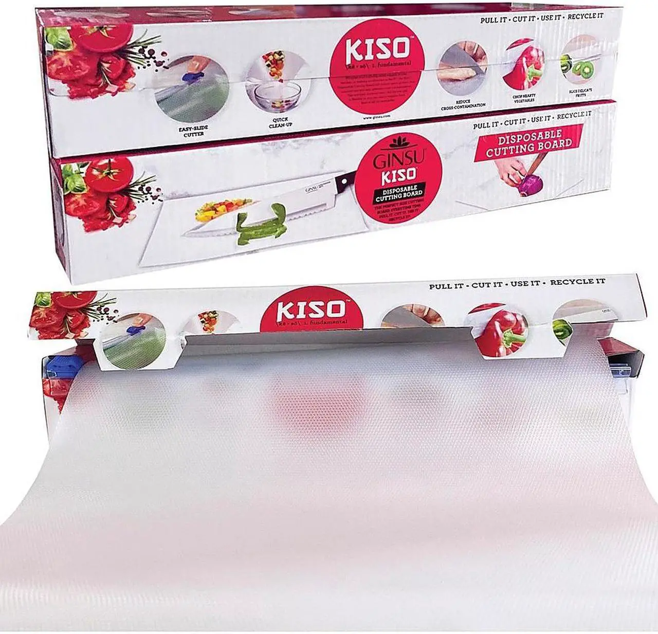 Main image of Ginsu Disposable Cutting Board - Clear - Clear