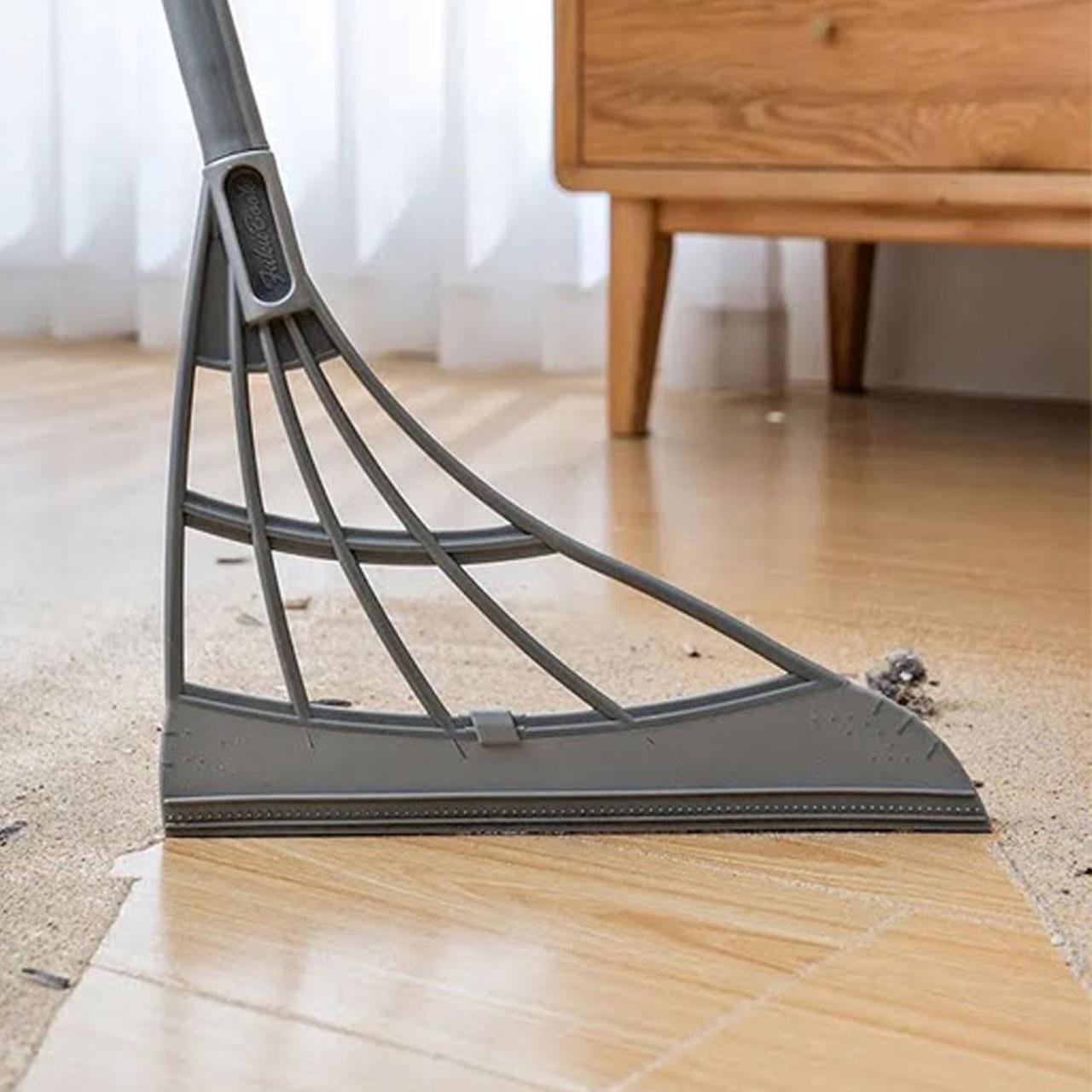 Alt view image 4 of 5 - Magic Sweep Broom 2-in-1  Rotating Silicone Removable Broom