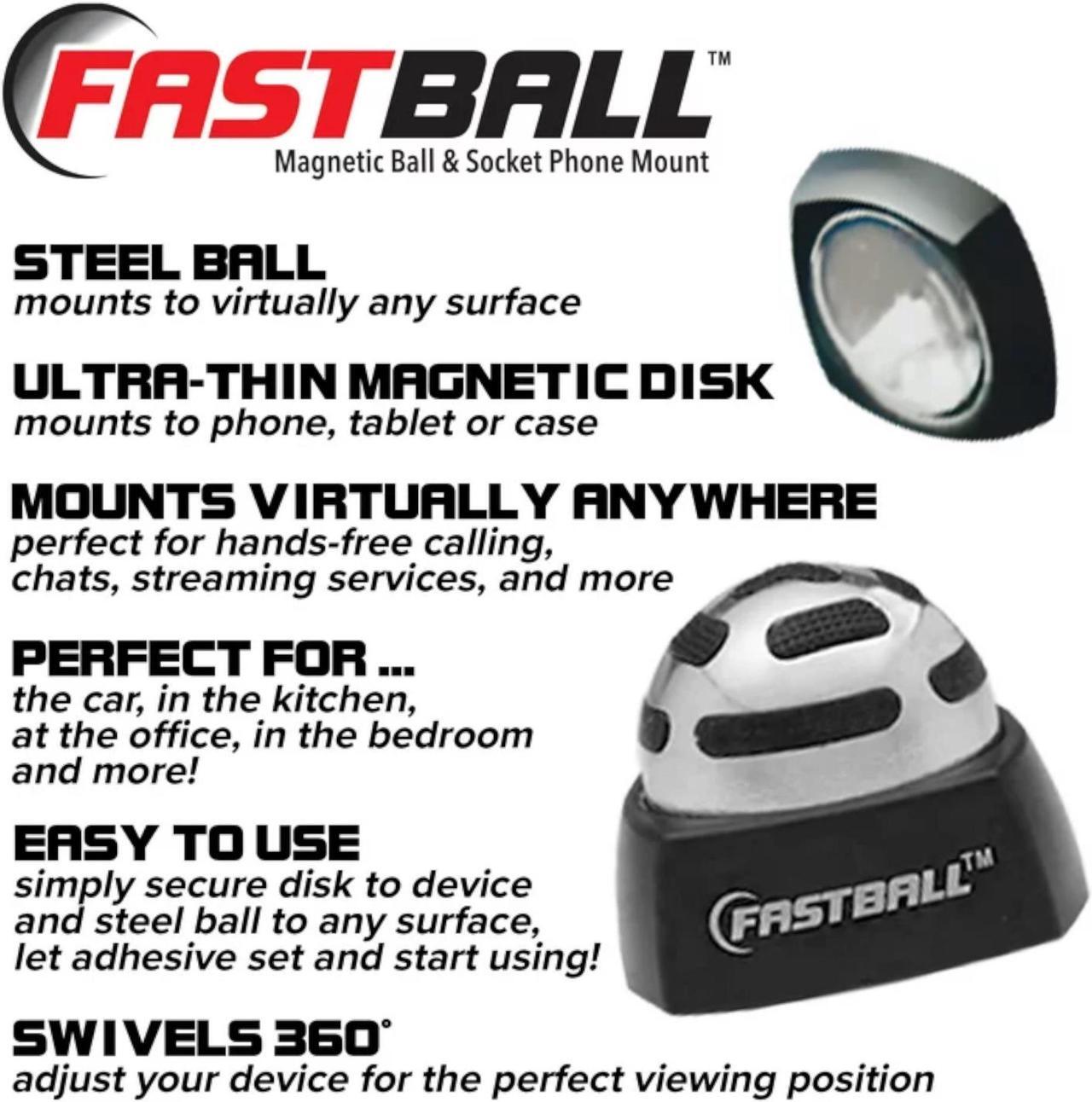 Alt view image 6 of 6 - Fastball Magnetic Car Cell Phone Mount