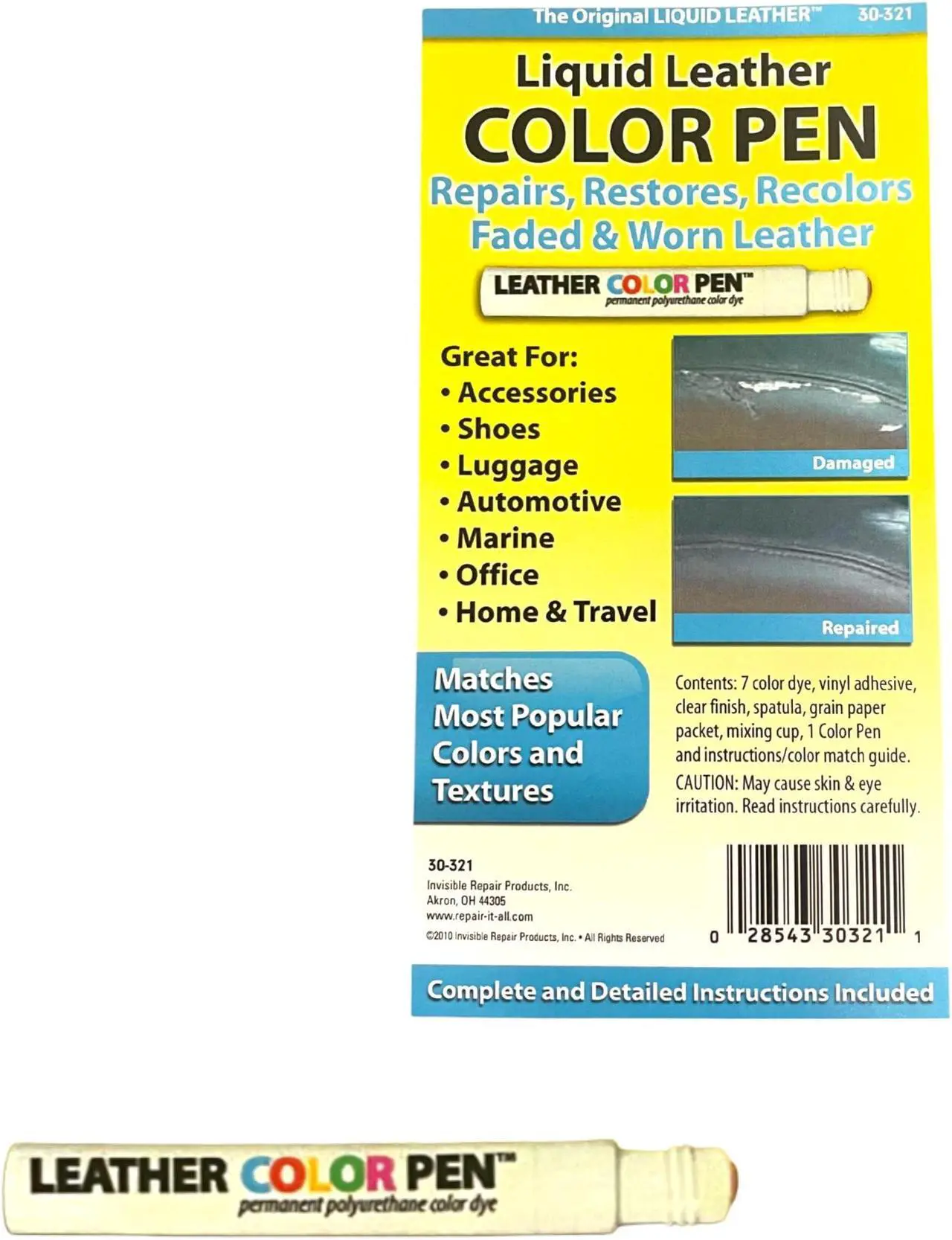 Alt view image 2 of 3 - Liquid Leather Color Pen (30-321)