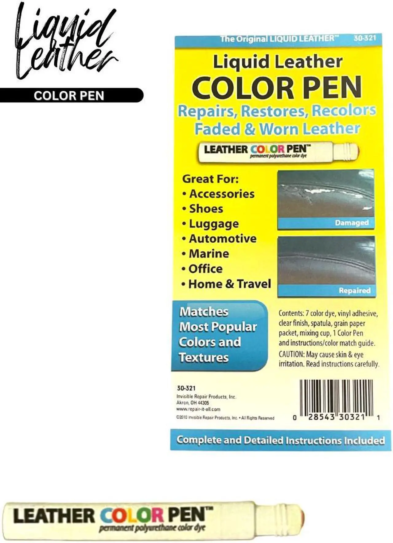 Alt view image 3 of 3 - Liquid Leather Color Pen (30-321)