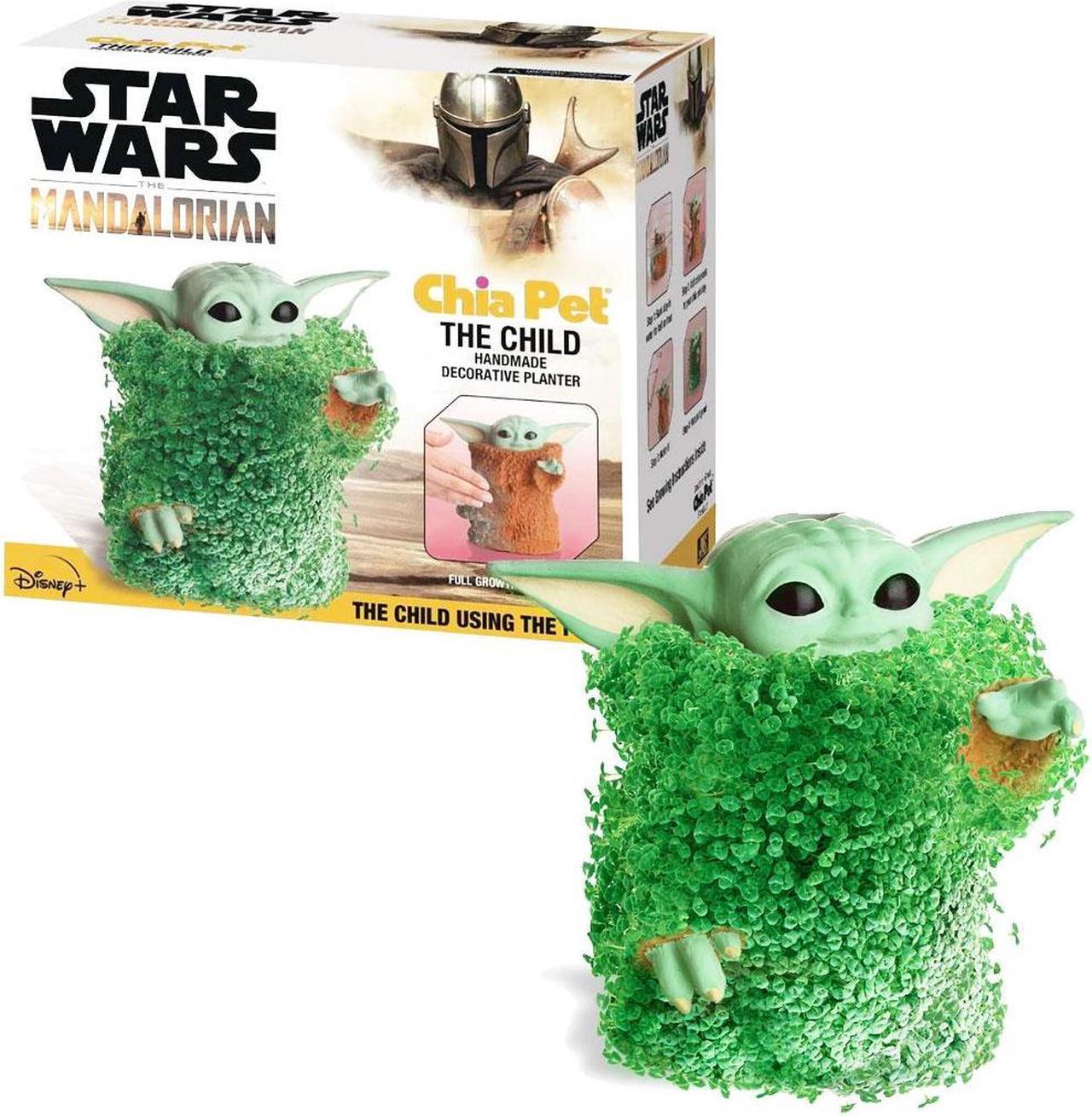 Alt view image 7 of 7 - Chia Pet Planter - Star Wars Yoda the Child using The Force