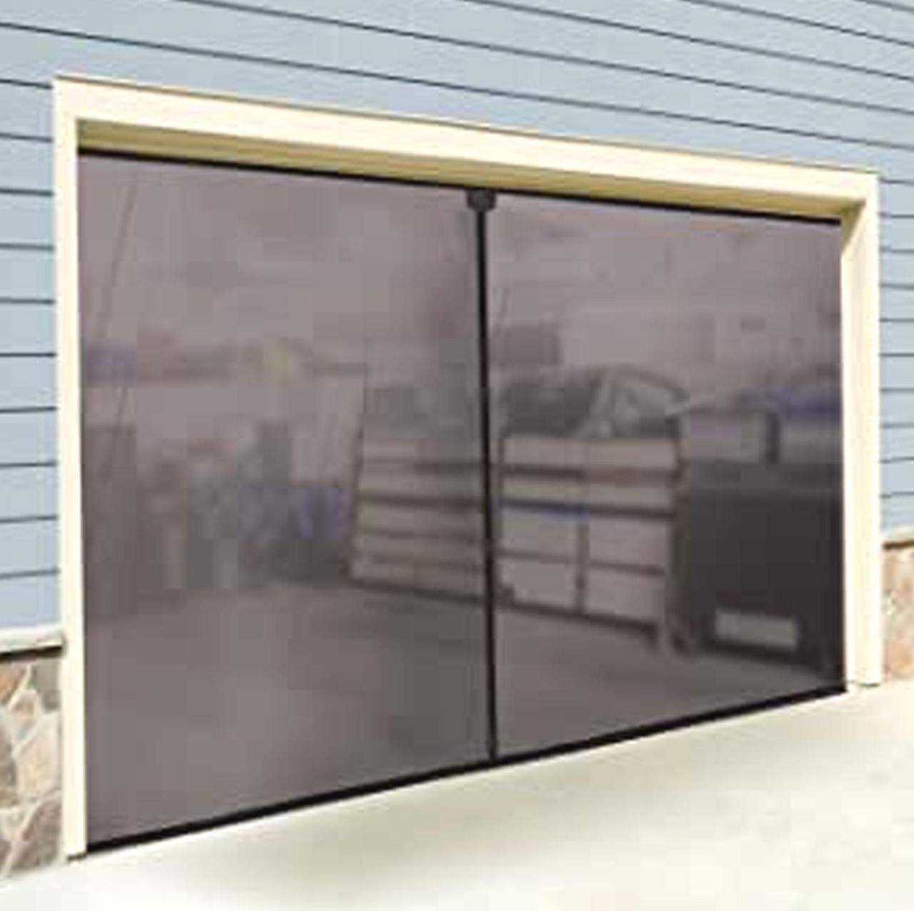 Main image of Insta-Screen Double Garage Door Screen - 16' x 7' Mesh