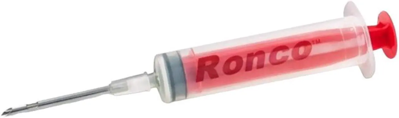 Alt view image 3 of 5 - Ronco  Showtime Liquid Flavor Injector Inject your favorite marinades right into your roasts, chickens, and turkeys with the Ronco Liquid Injector. This liquid injector holds up to three and a half ou