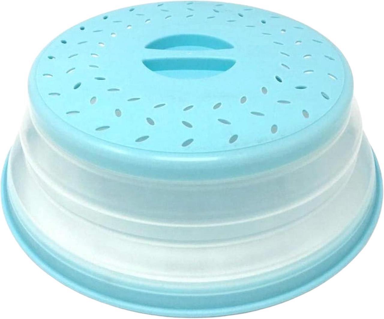 Alt view image 2 of 4 - Handy Gourmet Collapsible Microwave Shield, Teal