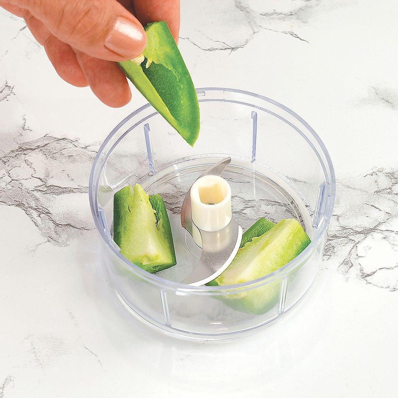 Alt view image 2 of 4 - Handy Gourmet Hand-Pull String Chopper