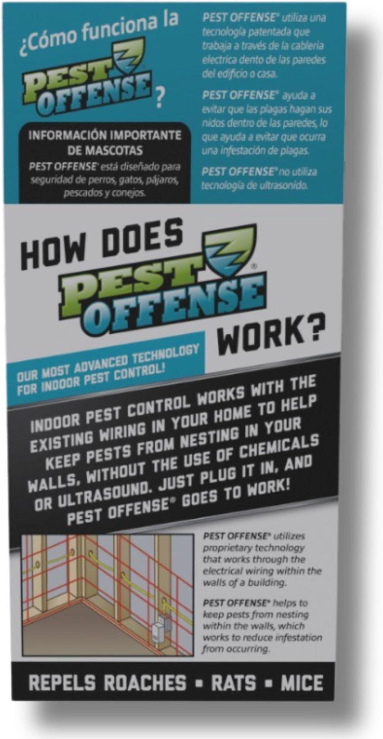 Alt view image 8 of 8 - Pest Offense POBD-I-01 Original Electronic Pest Repeller