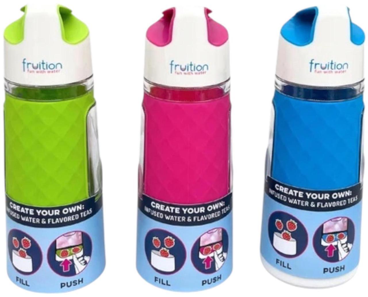 Alt view image 4 of 7 - Fruition 20oz Fruit and Tea Infuser Bottle (BLUE)