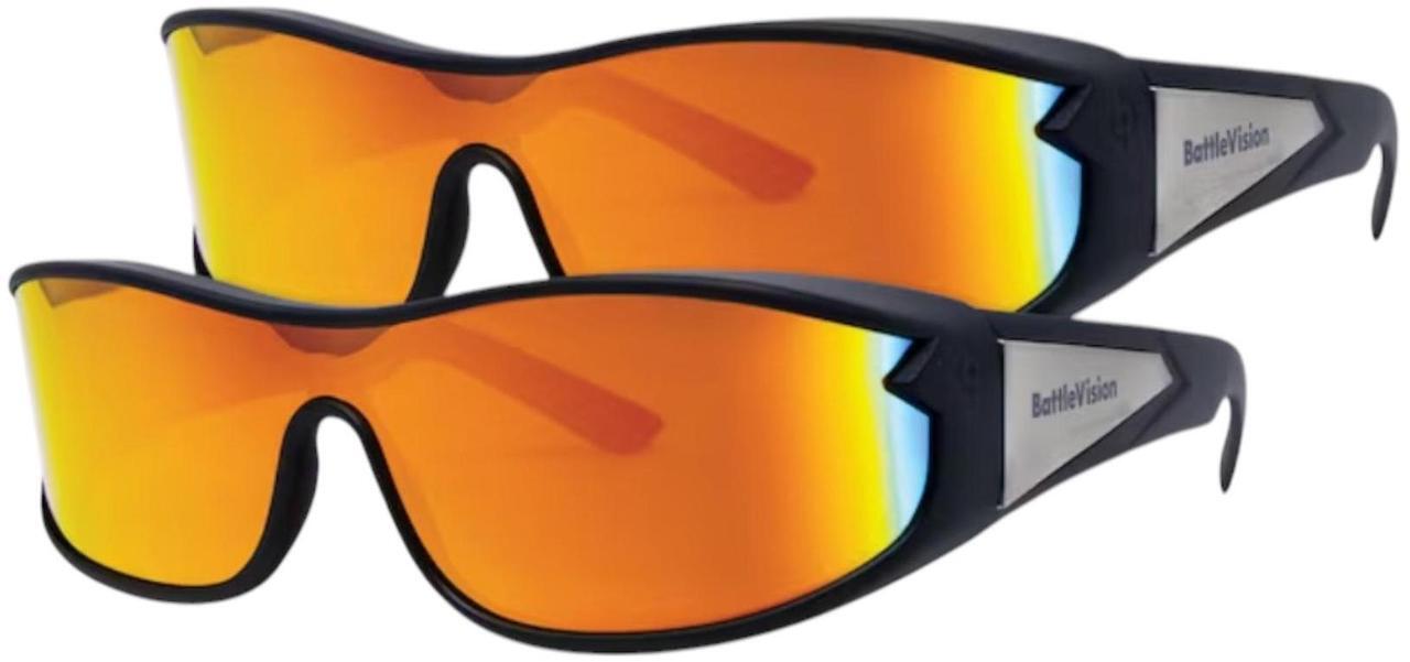 Alt view image 2 of 6 - Battle Vision Wrap Around Sunglasses - 2PK