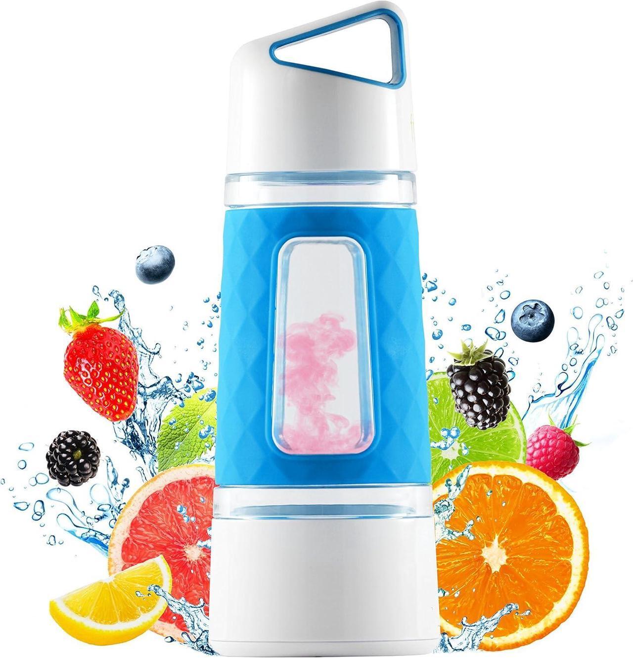 Alt view image 7 of 7 - Fruition 20oz Fruit and Tea Infuser Bottle (BLUE)