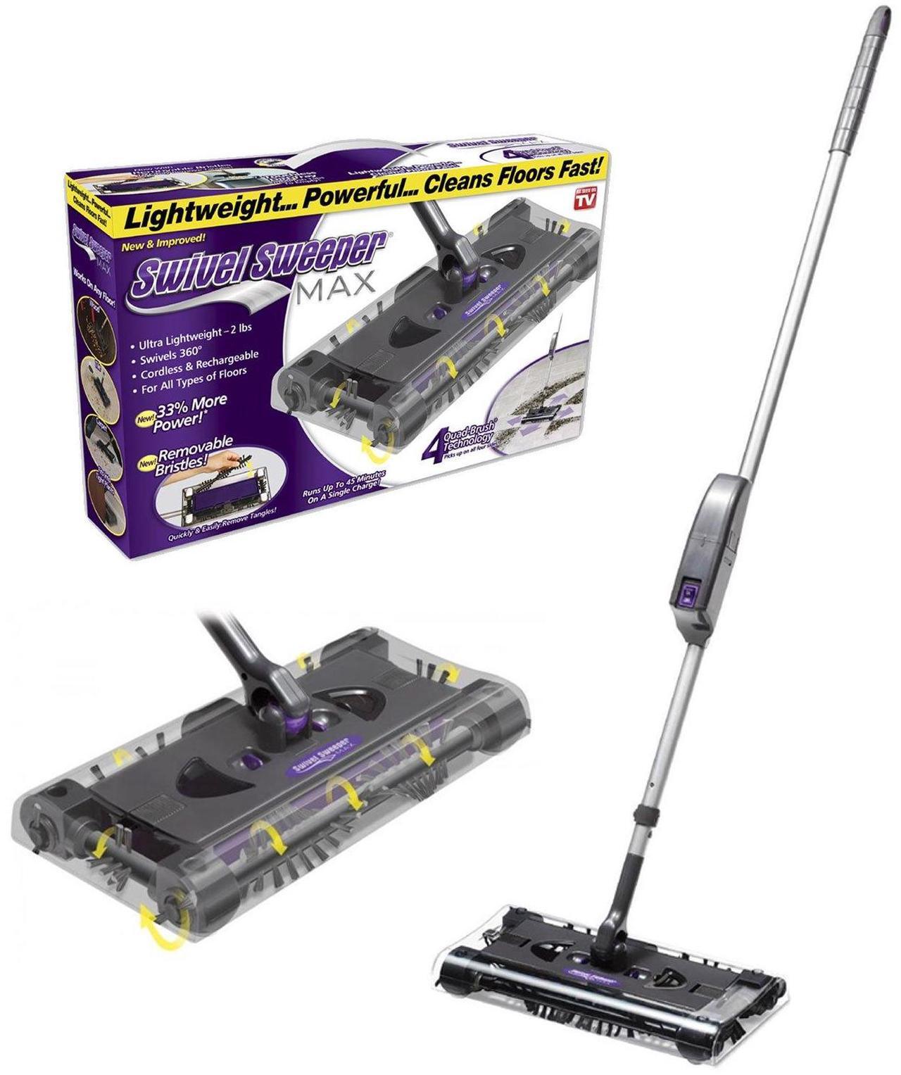 Alt view image 2 of 7 - ONTEL PRODUCTS Ontel Swivel Sweeper Max  1 EA