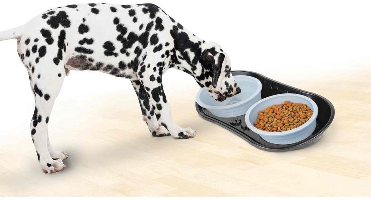 Alt view image 3 of 4 - Non-Skid Pet Bowl Tray, Black