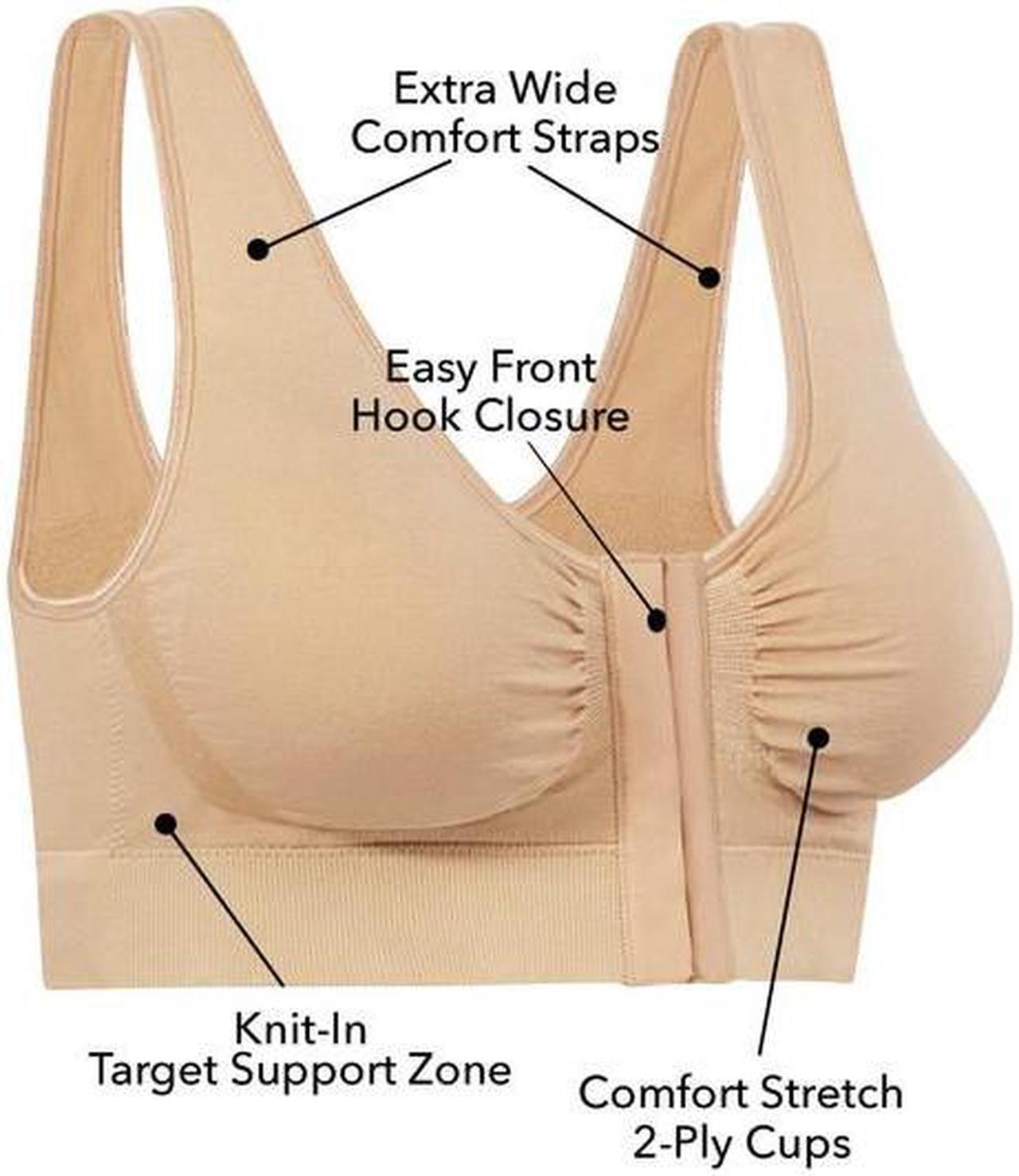 Alt view image 4 of 7 - Miracle Bamboo Comfort Bra - Nude - XL (Bust 40-43)